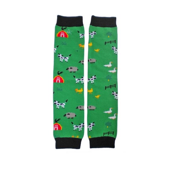 Huggalugs Other - E-I-E-I-O Barnyard Farm Leg Warmers by Huggalugs - Babies to Kids 8 Years - NIP
